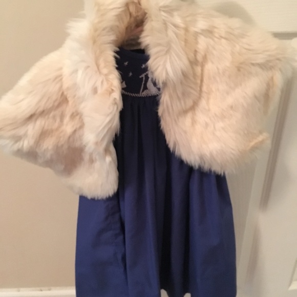 baby gap faux fur coat